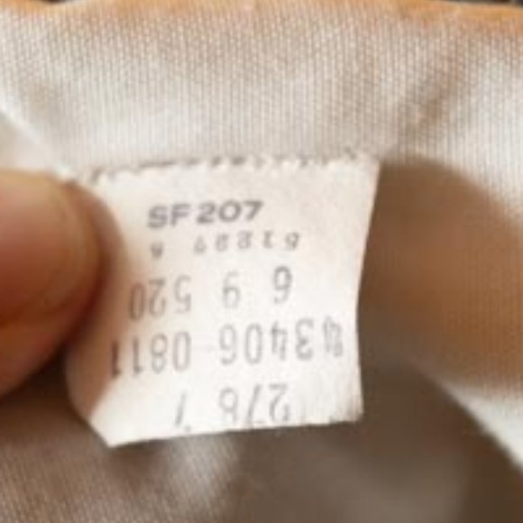 70's Levi's Orange Tab Light Wash High Rise Straight Bootcut Jeans mens 34/34 - Picture 7 of 16